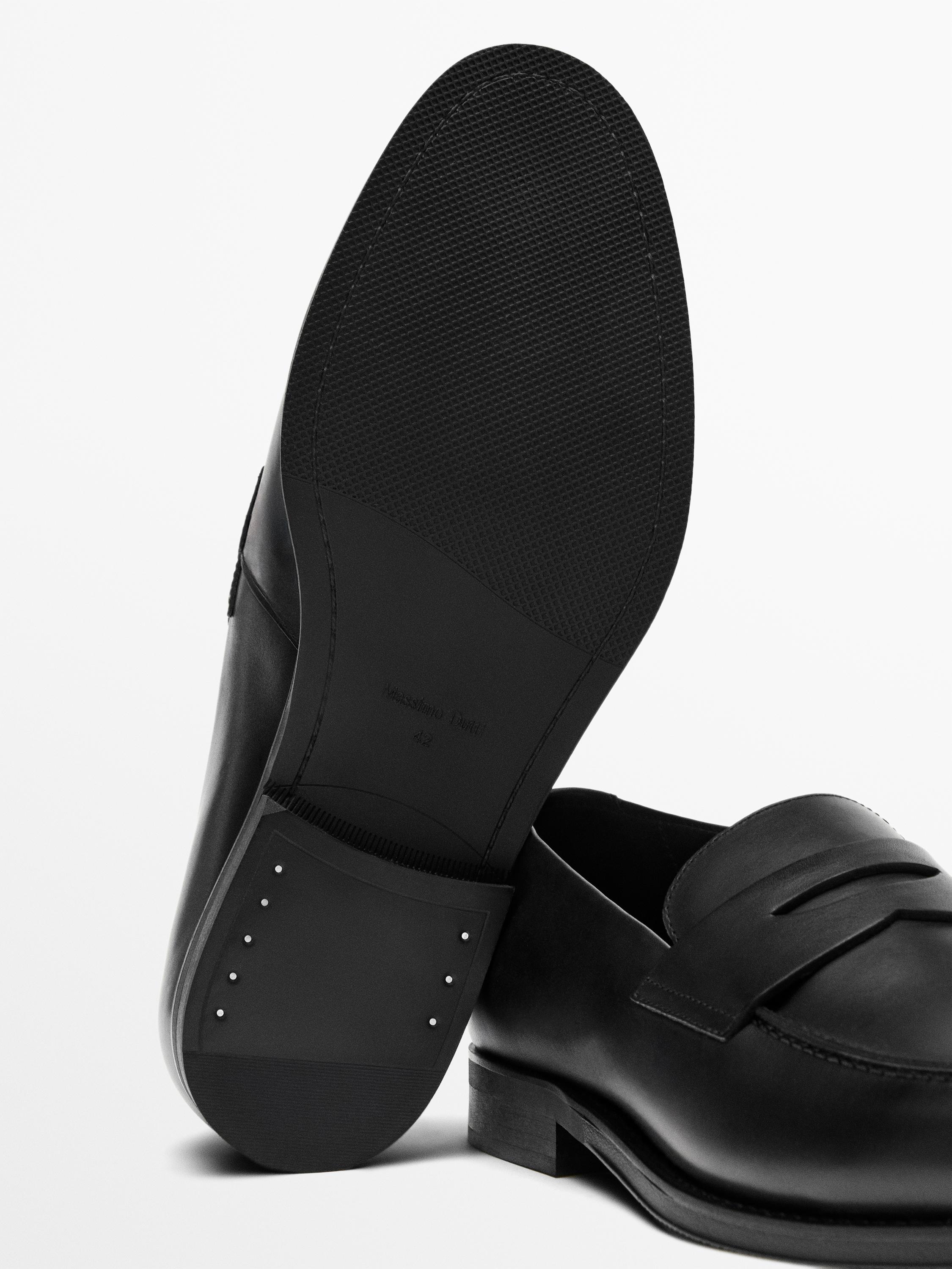Mocassins habillés en cuir